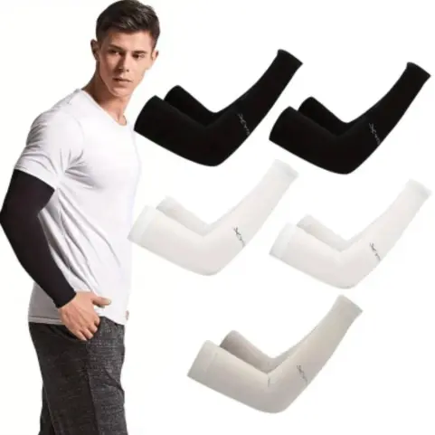 Pares de Mangas Refrescantes para Hombres y Mujeres, Protección UV para Ciclismo, Correr y Protección Solar — imagen 1