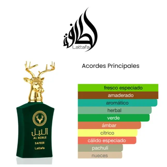 Lattafa Al Noble Safeer EDP 100 ml (3.4oz) — imagen 3