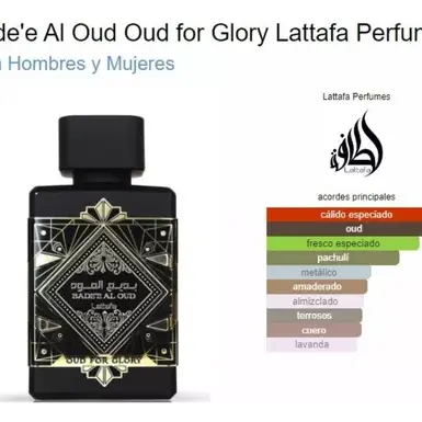Lattafa Badee Al Oud Oud for Glory EDP 100ml (3.4oz) — imagen 3