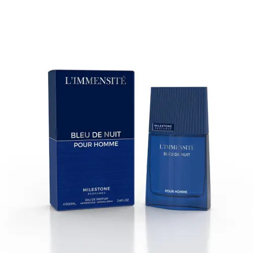 Milestone L'Immensité Bleu de Nuit pour Homme EDP 100ml (3.4oz) — imagen 1