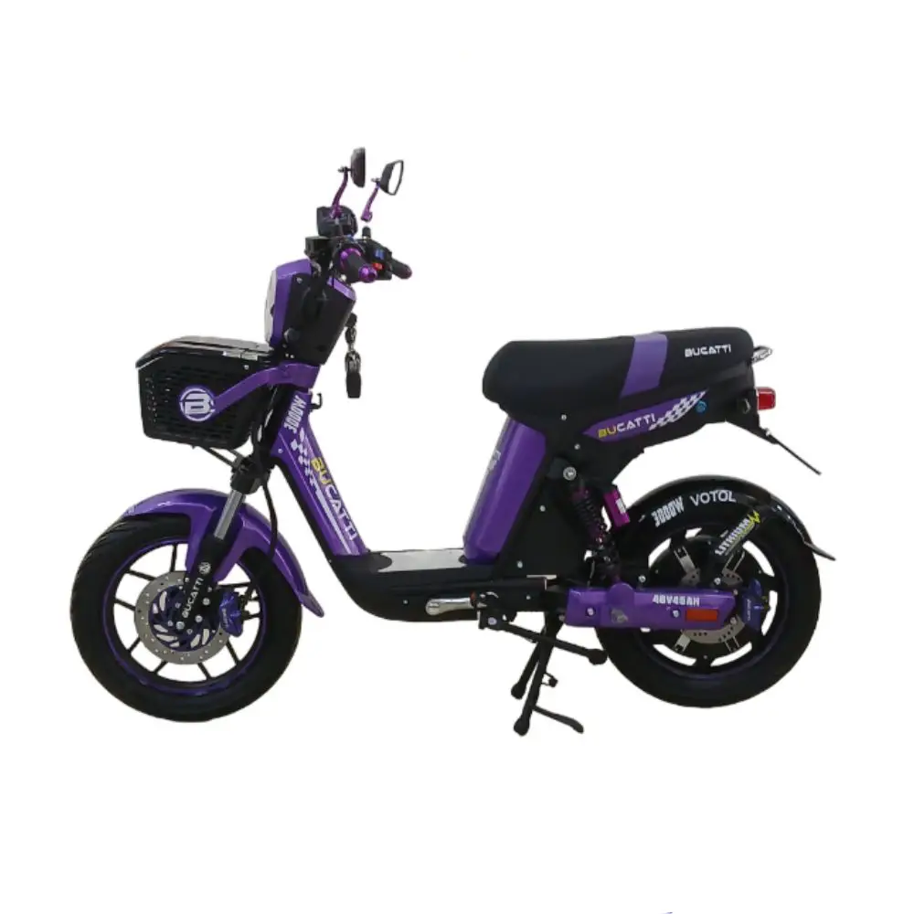 BICIPOWER CLASSIC TOPMAQ/BUCATTI LITHIUM 48V45AH MORADA — imagen 2