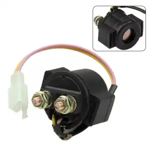 Relé de arranque de solenoide de motocicleta, 12V, para GY6 50cc 70cc 90cc 110cc 125cc 150cc 200cc 250cc ATV Go Kart Scooter ciclomotor miniatura 2