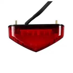 Luz trasera Universal para motocicleta, lámpara de 12V, luces de freno de Motor, luz de matrícula, piezas de equipos de Moto miniatura 8