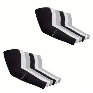 6 Pares de Mangas Refrescantes para Hombres y Mujeres, Protección UV para Ciclismo, Correr y Protección Solar miniatura 1